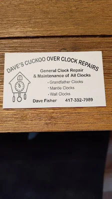 Dave's clocks repairs Branson mo